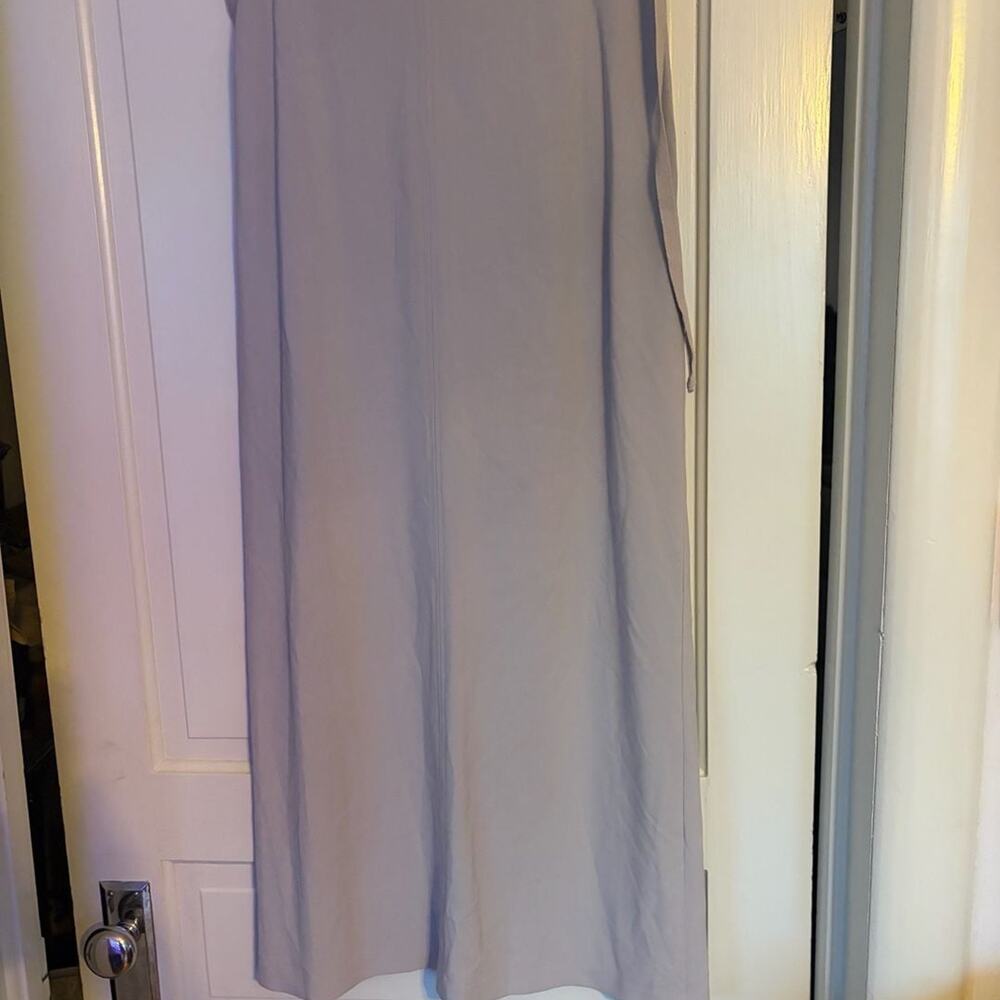 Laundry by Shelli Segal Light Gray Maxi Skirt